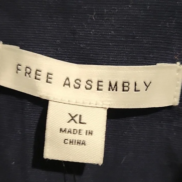 Navy Double-Breasted Women's Blazer - Picture 5 of 9